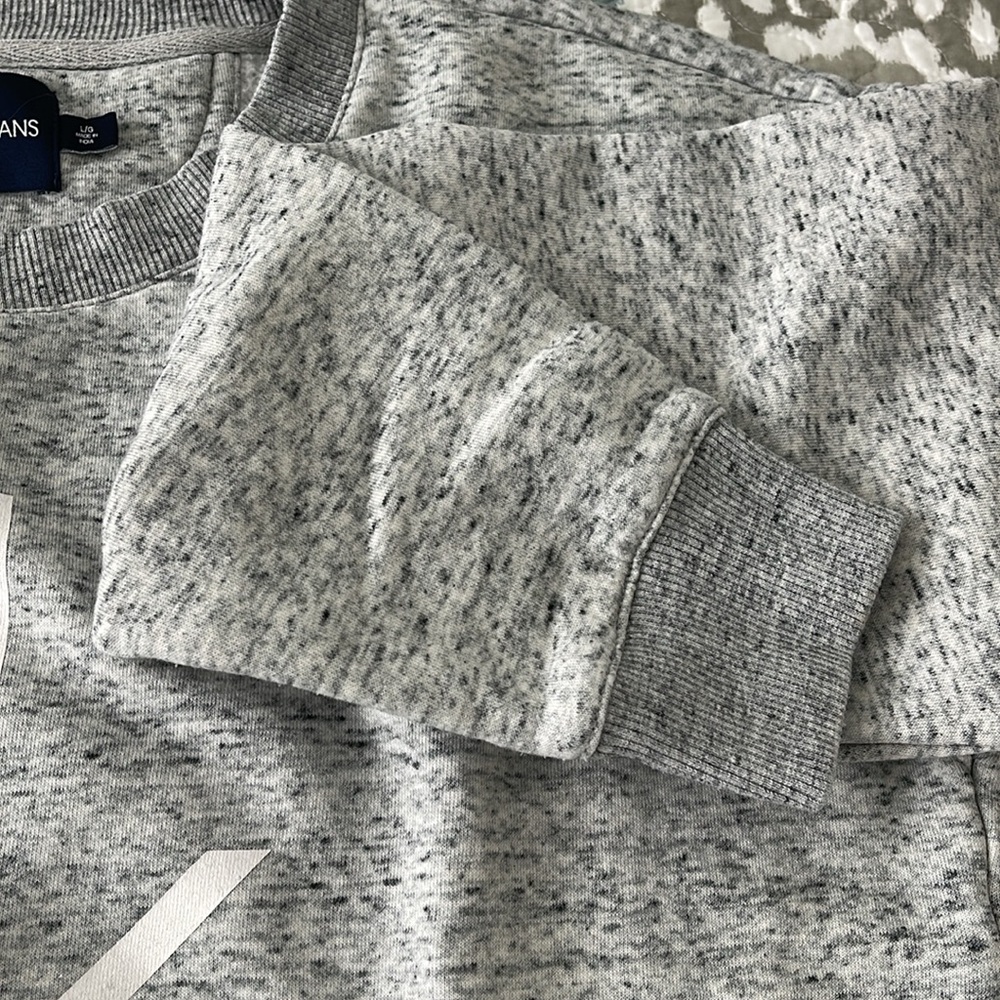 Calvin Klein Jeans Gray Logo Crew Neck Sweater - Picture 3 of 7